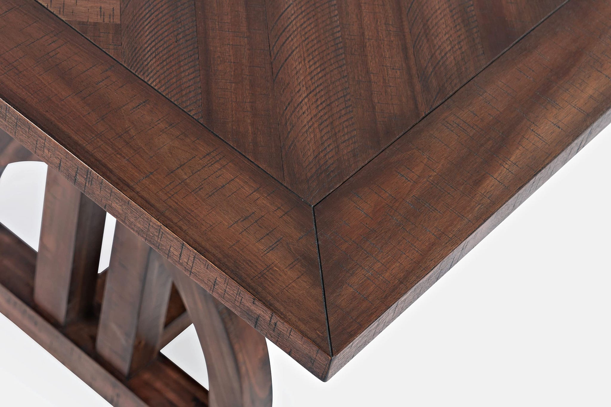 Jofran Inc. Fairview Rustic Trestle Dining Table