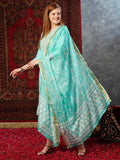 Gosriki Women'S Cotton Blend Straight Embroidered Kurta With Pant & Dupatta (Vally See Green-Jl-Gs_M_See Green_Medium),See Green,,B0D73Y1NV7