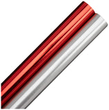 Papyrus Wrapping Paper Bundle (Red and Silver) for Christmas, Hanukkah, Kwanzaa and All Holidays (2 Rolls)