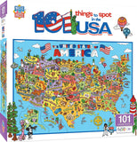 MasterPieces 101 Things to Spot in The USA 100 Piece Kids Puzzle