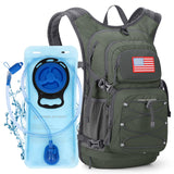 Maelstrom Hydration Backpack, Hiking Backpack with 2L Water Bladder, High Flow Bite Valve Water Backpack Men Women Lightweight I