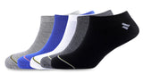 Sjeware Polyester 5 Pairs Soft Solid Ankle Length Socks For Men & Women, Multicolor, Pack Of 5, Free Size