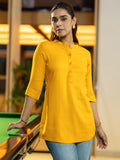 Libas Women'S Straight Tunics (58228_Mustard Mustard Xl