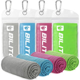 BILITOK Superfiber Ice Towel Neck, Soft Breathable Cold Towel Cooling, Yoga, Sports, Golf, Gym, Camping, Running, Fitness, Exerc