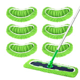 Yicotira 6 Pack Reusable Microfiber Mop Pads Compatible with Swiffer XL Mop