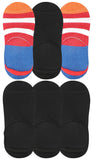 Pinkit Unisex Cotton Multicolor No Show Loafer Socks Pack Of 6 Pairs