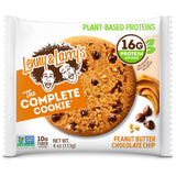 Lenny & Larry's The Complete Cookie, Peanut Butter Chocolate Chip, Soft Baked, 16g Plant Protein, Vegan, Non-GMO, 4 Ounce Cookie