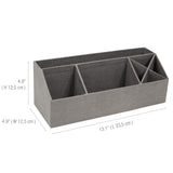 Bigso Box of Sweden Elisa Desktop Organizer | Durable Organizer for Office Supplies & Accessories | Desk Organizer w/ 7 Compartm