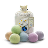 Friendsheep Wool Dryer Balls Organic Lavender 6 Pack XL Premium Reusable Cruelty Free Handmade Fair Trade No Lint Fabric Softene
