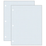 PACON Graphing Paper, White, 2Sided, 1/4 Quadrille Ruled 81/2 x 11, 500 Sheets Per Pack, 2 Packs