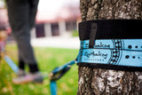 ZenMonkey Slackline Kit with Tree Protectors, Cloth Carry Bag and Instructions, 60 Foot - Easy Setup for the Family, Kids and Ad