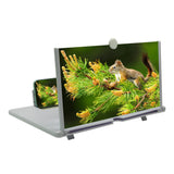 14 Mobile Phone Screen Magnifier, 3D HD Projector for Movies & Videos, Foldable Stand with Screen Amplifier, Supports All Smartp