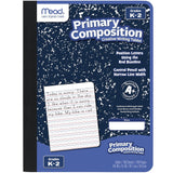 Mead Primary Composition Notebook, Wide Ruled Paper, Grades K2 Writing Workbook, 93/4 x 71/2, 100 Sheets, Blue Marble (0990