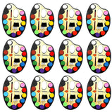 Parowart Watercolour Gift Set For Children 12 NonToxic Paint Cakes With Brush In Compact Box | Great For Party Favours, Schoo