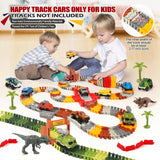 Save Unicorn Tracks Cars Replacement only,Track Cars for Tracks Glow in The Dark, Car Tracks Accessories with 3 Flashing LED Lig