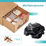 12 Pack Shoe Storage Bins, Waterproof Storage Boxes, Shoe Containers For Sneaker Display, Hat Organizer, Stack-able Cardboard Bo