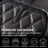 Coverado Car Seat Covers Front Seats, 2 Pack Waterproof Leather Seat Covers for Cars, Luxury Car Seat Protector, Anti-Slip Desig