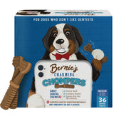 Bernie's Charming Chompers - Daily Dental Chews for Dogs 26-50 Lbs. - 36 Count - Cleans Teeth, Freshens Breath, + Boosts Oral-Gu