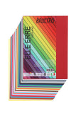 Brustro Elle Erre Coloured Card Stock Craft Paper A5 Size,220 Gsm Assorted Colour, Pack Of 24 Shades X 2 Sheets (Total 48 Sheets