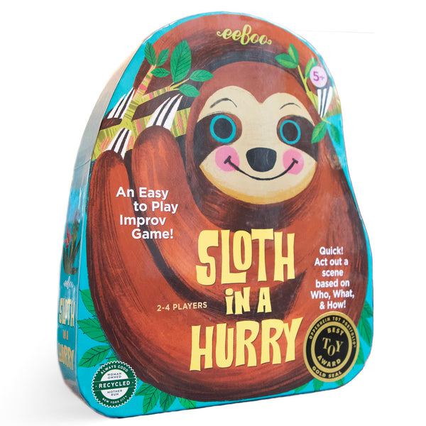 eeBoo: Sloth in a Hurry Action Game, an Easy Fast-Moving Improv Game ...