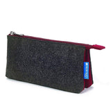 ProFolio by Itoya, Midtown Pouch 5 x 9 Inches, Charcoal / Maroon