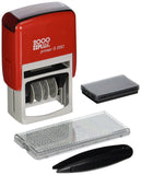 2000 Plus SelfInking Custom Stamp Kit, 1 x 113/16 Impression, Blue and Red Ink (010165)