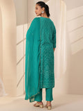 Libas Women'S Cotton Kurta Sets (99129O_Turquoise_M)