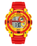 Armitron Digital Men'S Watch (Gray Dial Red Colored Strap)