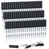 Shuttle Art Black Dry Erase Markers, 60 Pack Magnetic Whiteboard Markers with Erase,Fine Point Dry Erase Markers Perfect For Wri