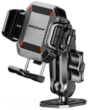 BRCOVAN Anti-Theft Phone Mount Holder with Vibration Dampener [Camera Friendly] [1s Lock & Release], with Aluminum Diamond Base 