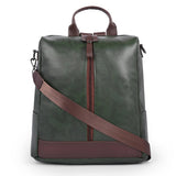 Adisa Faux Leather Backpack Bag For Women & Girls (Bp065-Grn),Green,,B0DZHR9MJX