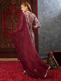 Gosriki Women'S Cotton Blend Straight Printed Kurta With Pant & Dupatta (Ramna Wine-Jl-Gs_M_Wine_Medium),Wine,,B0D73XXNGF