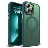 YEMORAN Compatible with iPhone 13 Pro Max Case with Built-in Camera Lens Protectors Translucent Magnetic 13 Pro Max Phone Case 6