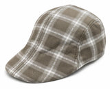 Zacharias MenS Cotton Summer Beret Golf Ascot Cap Hs959 (Brown_Free Size) (Pack Of 1)
