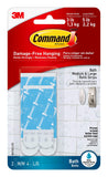 Command Bath Replacement Strips, Medium and Large WaterResistant Adhesive Strips, ReHang Bath Hooks or Caddies, 2 Medium Strip
