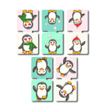 woopme Lovely Penguin Magnetic Bookmark for Students Kids Book Lovers Readers Gift Magnetic Page Clips Folding 5 PCs
