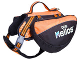 Doghelios Freestyle 3-In-1 Explorer Sporty Fashion Convertible Pet Dog Backpack, Harness And Leash, Large, Orange