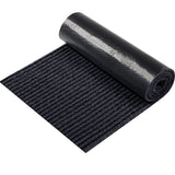 A Roll Large Semi-Finished Striped Door Mat Waterproof Entry Mat with Rubber Lining, Indoor and Outdoor Rug for Wet Weather, Ent