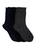 Bodycare Unisex Antibacterial & Super Soft Socks Pack Of 3 Black, Navy & Anthra Melange..
