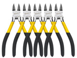 Wire Cutters 5 Pack, 6 inch Flush Cutters, BOOSDEN Spring Loaded Cutting Pliers,Precision Side Cutters,Sharp Diagonal Cutters,Sm