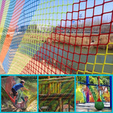 Bunifa Climbing Cargo Net for Kids Outdoor Balcony & Playground Safety Netting - Knotless Polyester Sports Netting