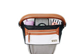 Itzy Ritzy Adjustable Stroller Caddy and Organizer Bag Featuring Front Zippered Pocket, 2 Built-In Interior Pockets & Adjustable