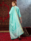 Gosriki Women'S Cotton Blend Straight Embroidered Kurta With Pant & Dupatta (Vally See Green-Jl-Gs_Xxl_See Green_Xx-Large),See Green,2,B0D73Y3GN9