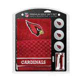 Team Golf NFL Arizona Cardinals Gift Set: Embroidered Golf Towel, 3 Golf Balls, and 14 Golf Tees 2-3/4 Regulation, Tri-Fold Towe
