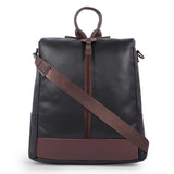 Adisa Faux Leather Backpack Bag For Women & Girls (Bp065-Bla),Black,,B0DZHN1RLP