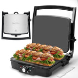 Bakers Friend Panini Press Electric Griddle, Panini Grill Press Sandwich Maker Press, Grilled Cheese Maker, Sandwichera Electri