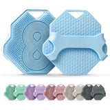 Lintach Silicone Body Scrubber - Shower Exfoliating Body Scrubber, Ergonomic Silicone Shower Scrubbers for Men, Reusable, Hygien