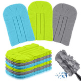Zubebe 6 Pcs Duster Refill Fleece Refills Hand Dusters Cleaning Reusable Pads Washable for Cleaning Ceiling Fan Hardwoods Window