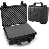 CASEMATIX 16 Waterproof Hard Case with Customizable Foam for Portable Electronics, Tools and Accessories Hard Shell Plastic C