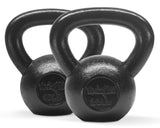 Yes4All Kettlebell Cast Iron Sets 15 20 lbs Multi-Level Kettlebell Set for Strength Training & Home Gym Equipment